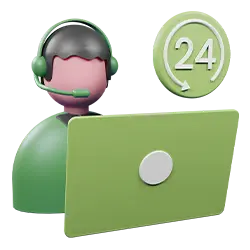 دعم عملاء <br> 24/7
